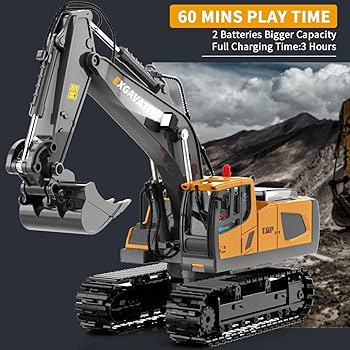 Amazon.com: ID Gerilla Remote Control Excavator, 11CH RC